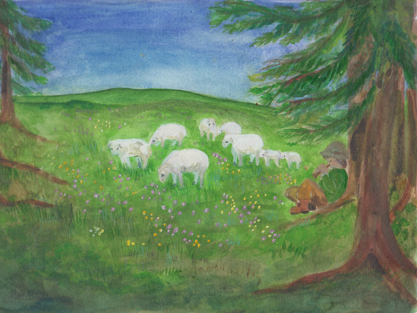 Hirtenjunge - Postkarte Art.Nr.PKSO253