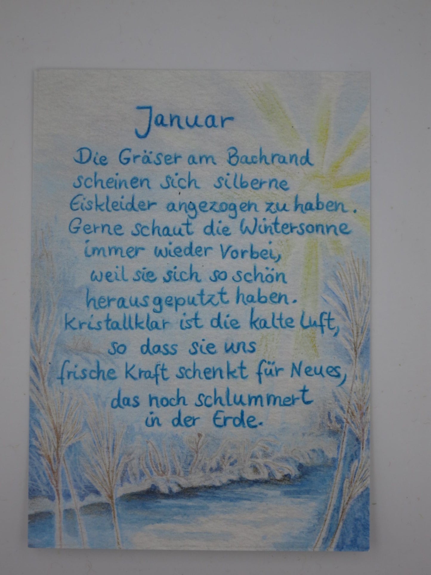Januar - Monatspostkarte Art.PKWI303