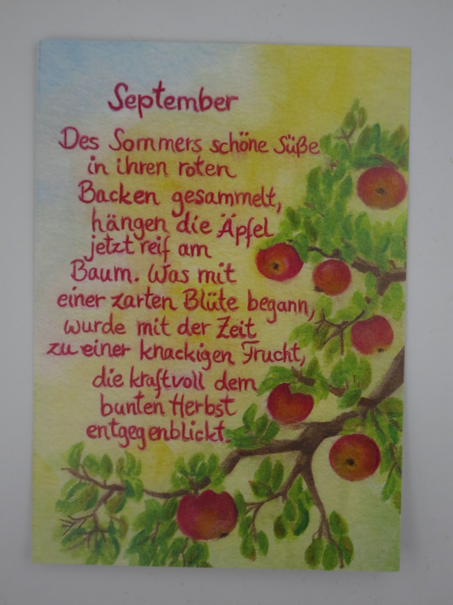 September - Monatspostkarte Art.PKHE218