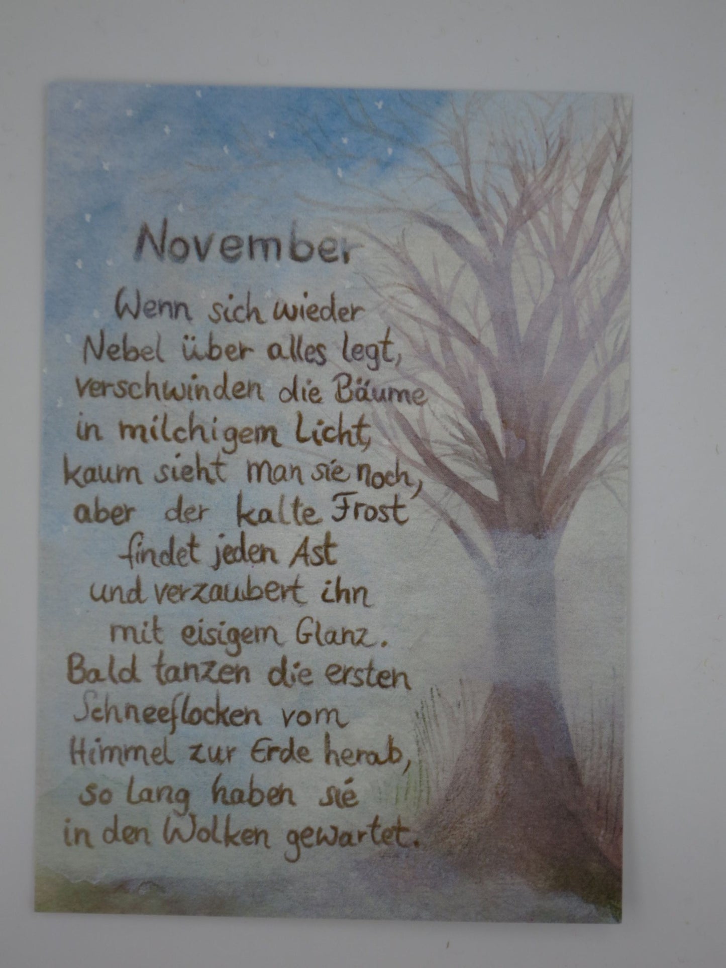 November - Monatspostkarte Art.PKHE220