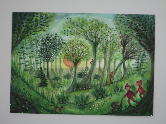 Im Wald - Postkarte - Art.Nr. PKSO149