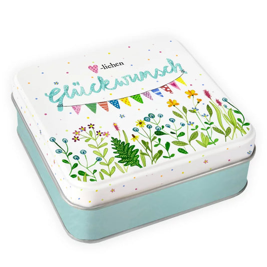 Herzlichen Glückwunsch - Geschenkdose - Geburtstagsgeschenk - Art. GD7