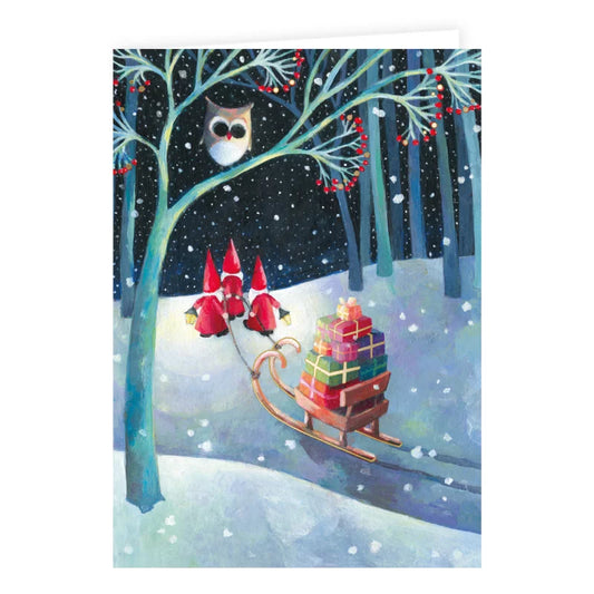 Zwerge - Weihnachskarte mit Umschlag  Art.Nr.PKWei75