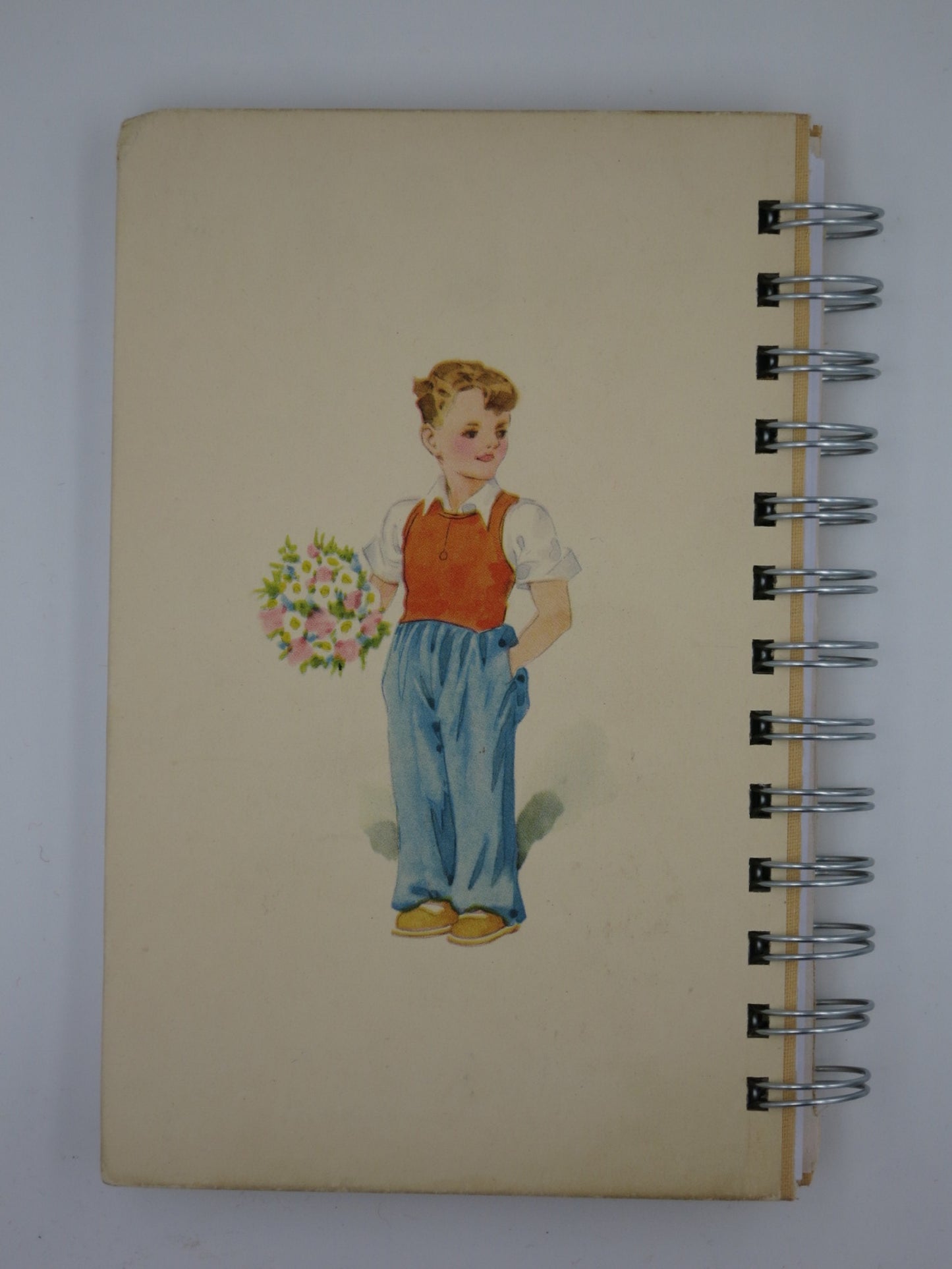 Handgebundenes Upcycling Notizbuch NB3