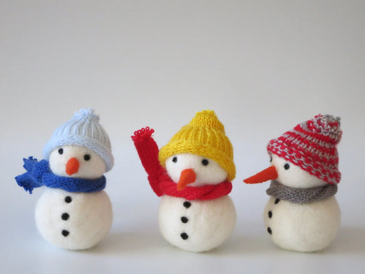 Schneemann - handgefertigte Püppchen - Art. WI4