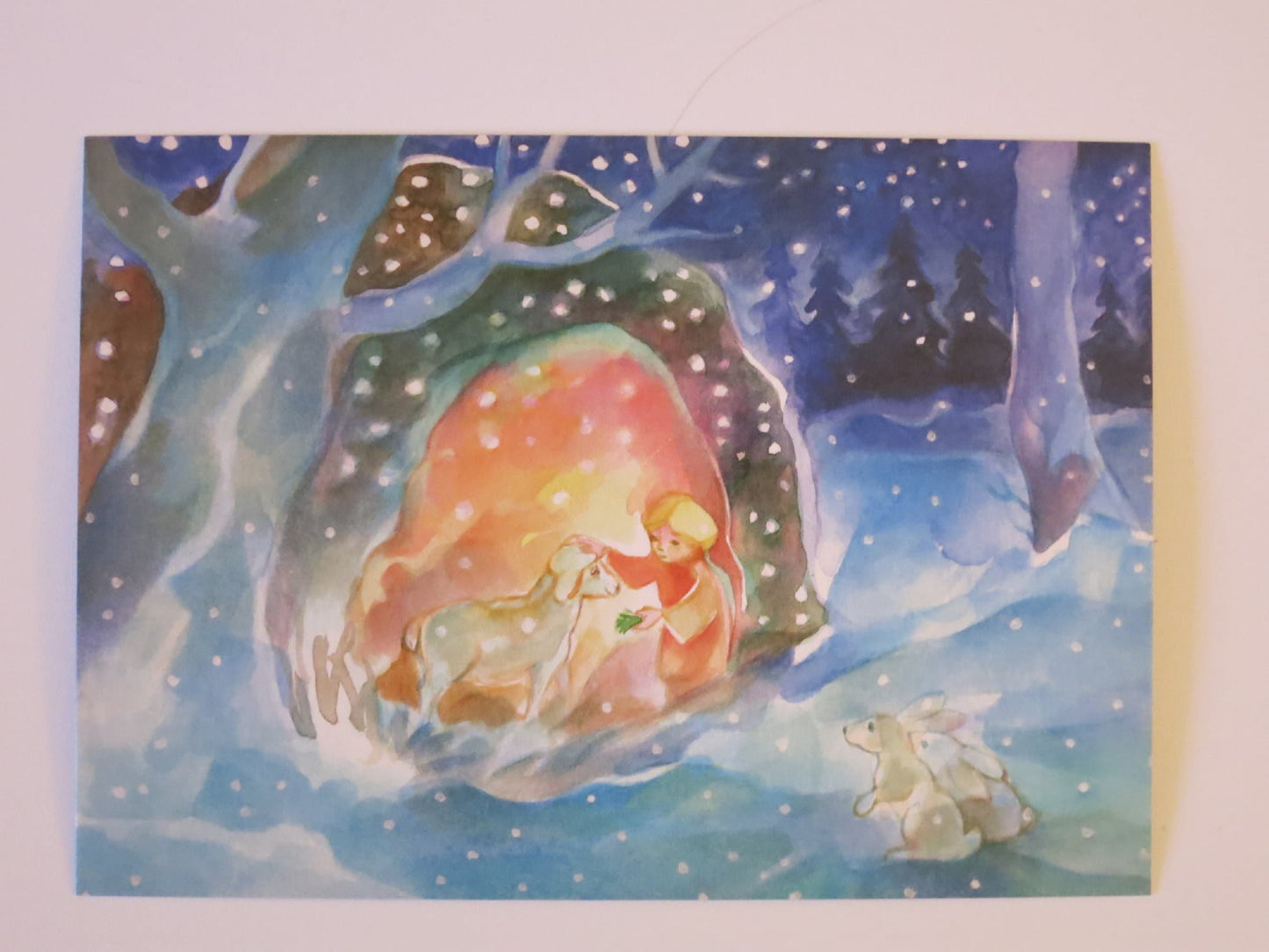 Schäfchen - Postkarte - Waldorf Art.Nr.PKWI87