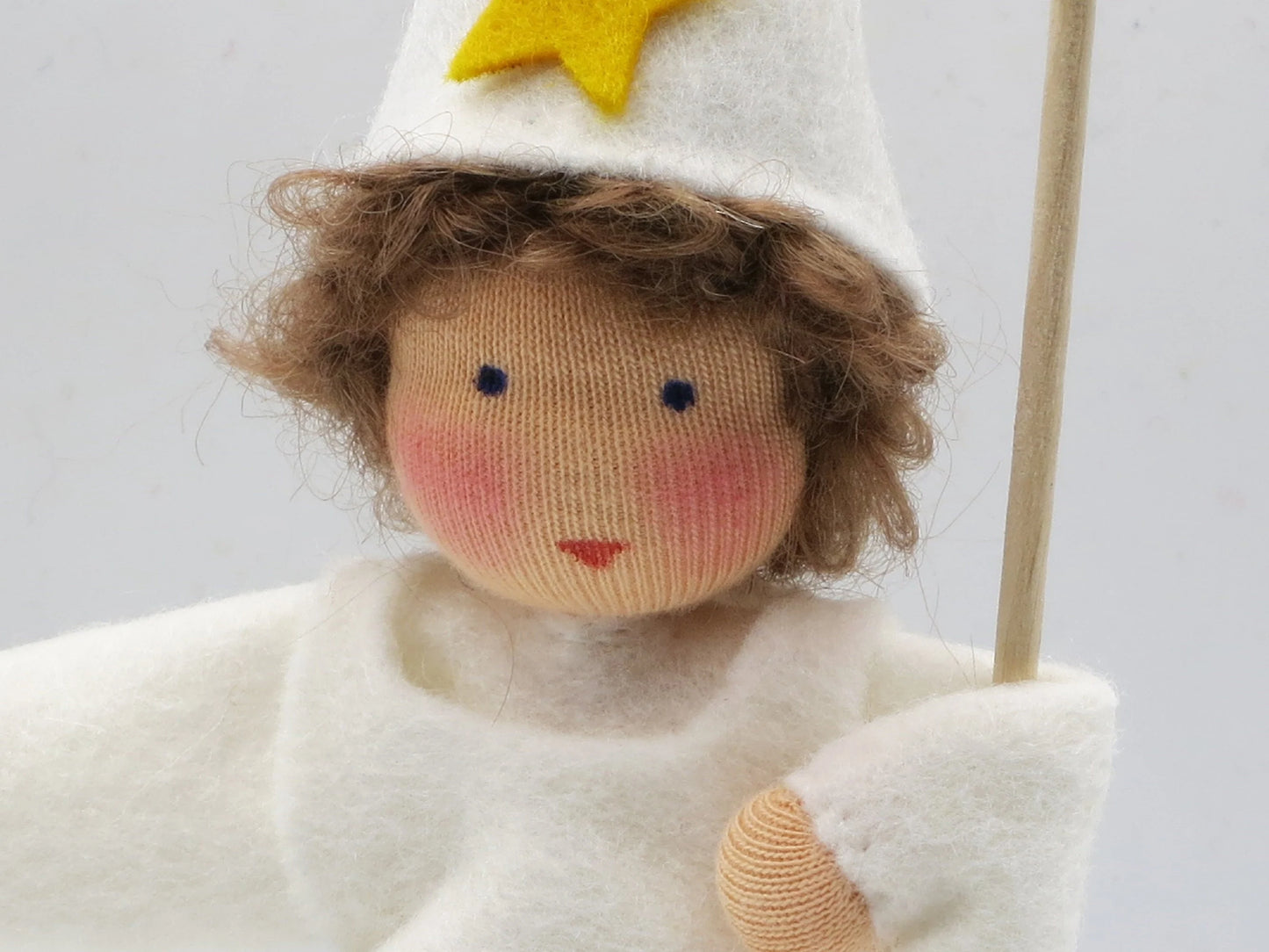 Sternenträger -  Püppchen für den Jahreszeitentisch - Waldorf- Santa Lucia- Art. WI60