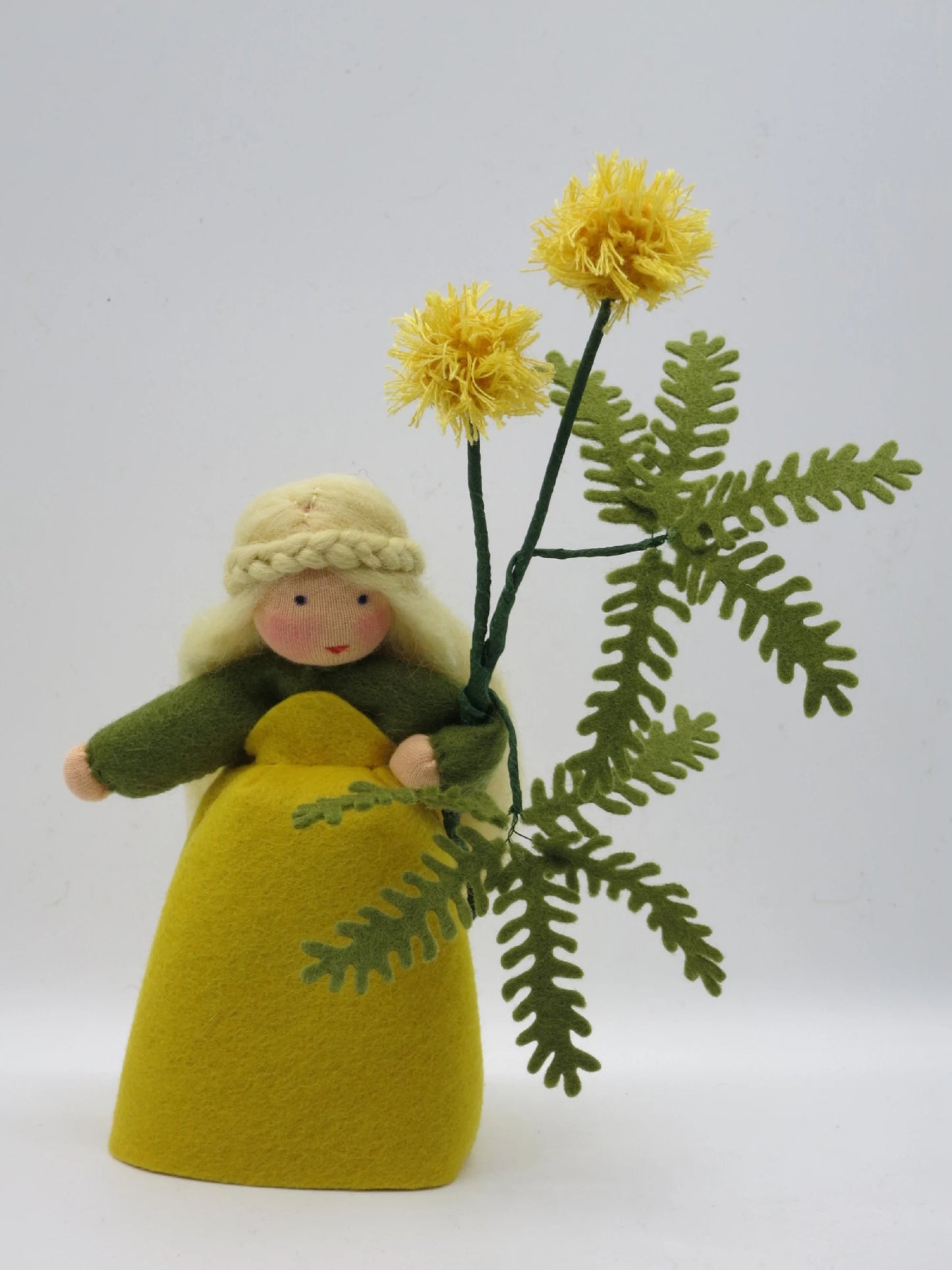 Mimose gelb - Blumenkind für den Jahreszeitentisch -  Art. FR44