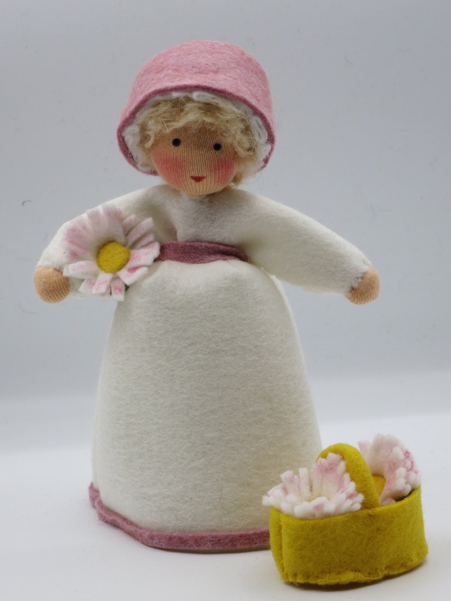 Gänseblümchen - handfefertigte Blumenkinder für den Jahreszeitentisch - Frühling - Sommer - Waldorf - Art. SO75