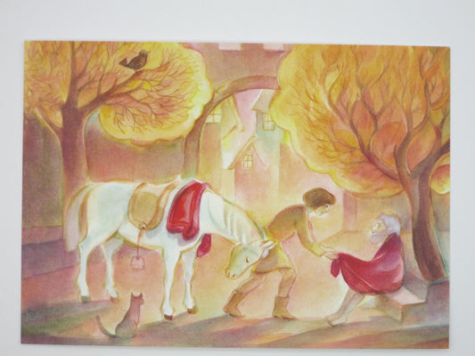 St.Martin und der Bettler - Postkarte  Art.PKHE25