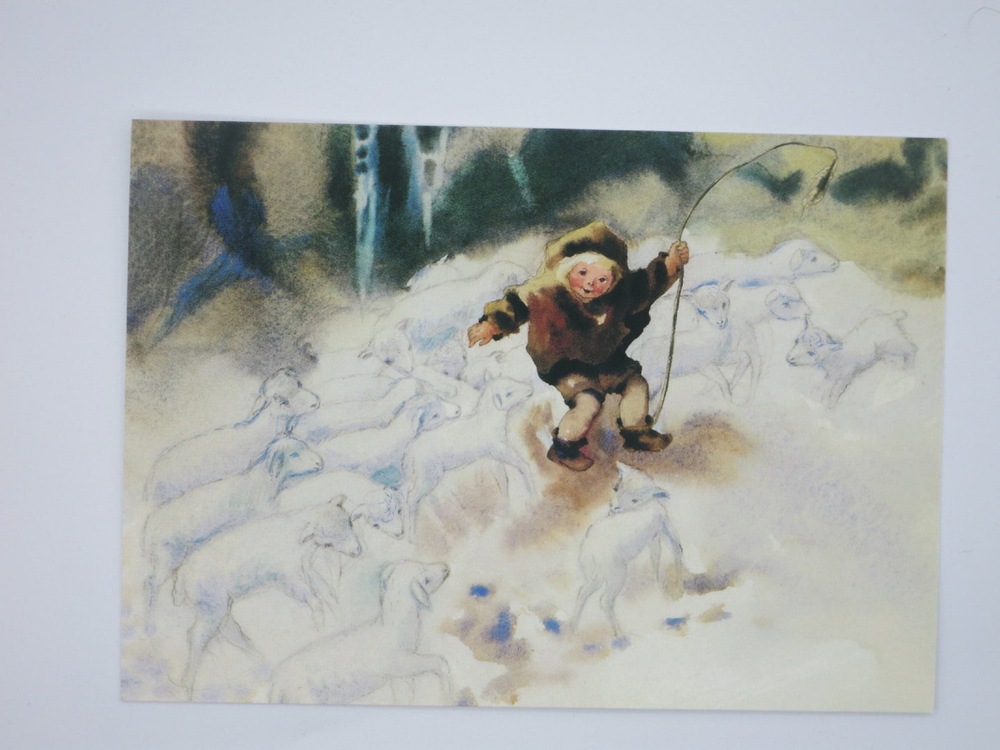 Der gute Hirte - Postkarte - Waldorf Art.Nr.PKFR71