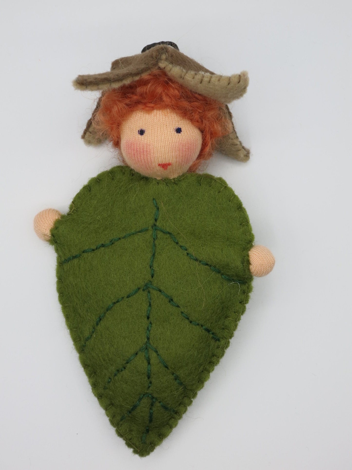 Buchenblätter-Kinder -  handefertigte Blumenkinder - Art. HE31