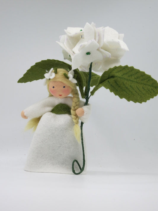 Weisse Hortensie  - Blumenkind - Art. SO92