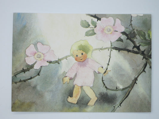 Wildröslein - Postkarte -  Waldorf - Art. Nr.PKSO88