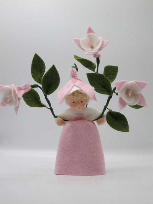 Fuchsie Rosa - handgefertigtes Blumenkind für den Jahreszeitentisch - Art. SO94