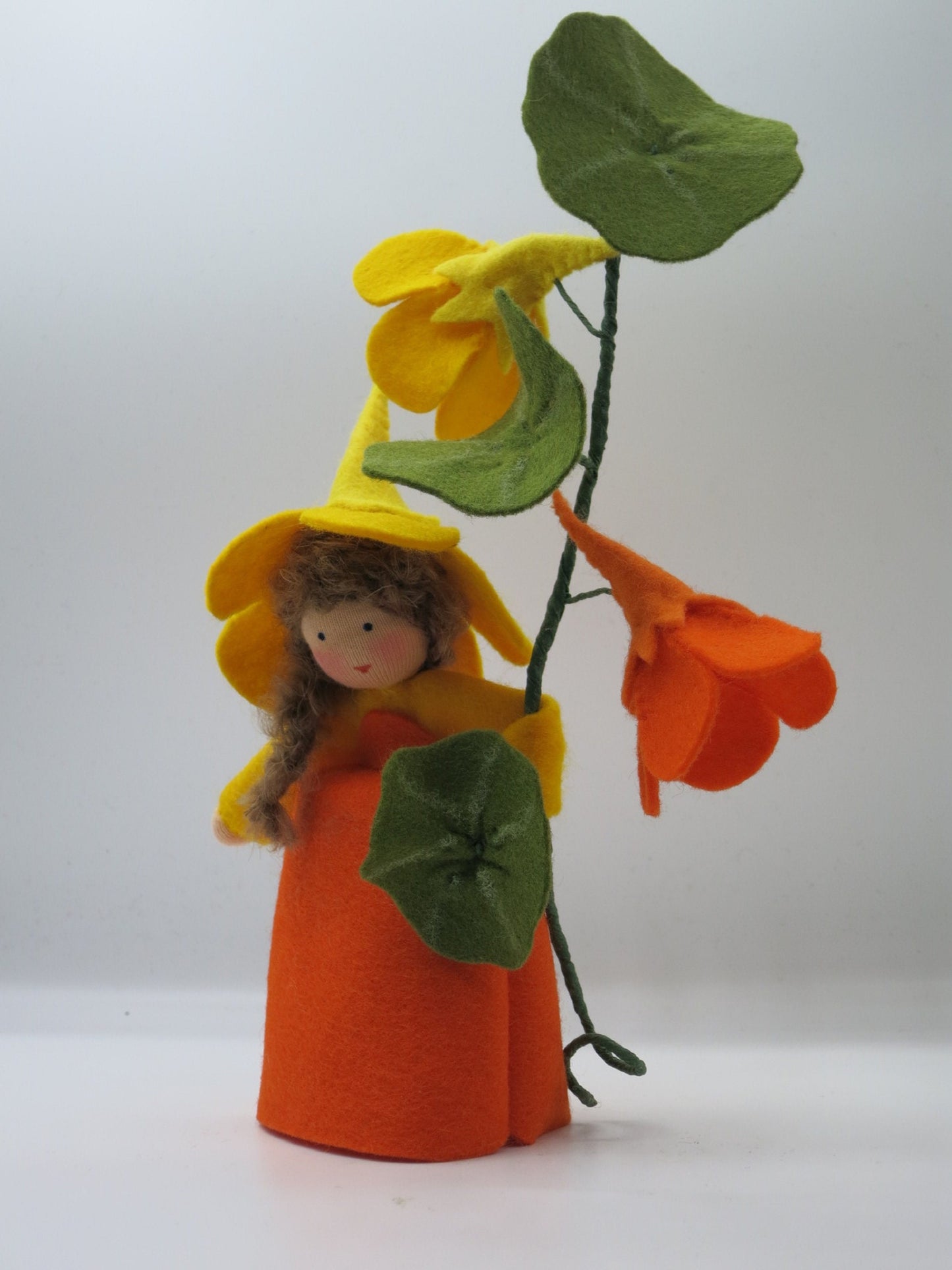 Kapuzinerkresse- Indian Cress - handgefertigtesBlumenkind - Art. SO78