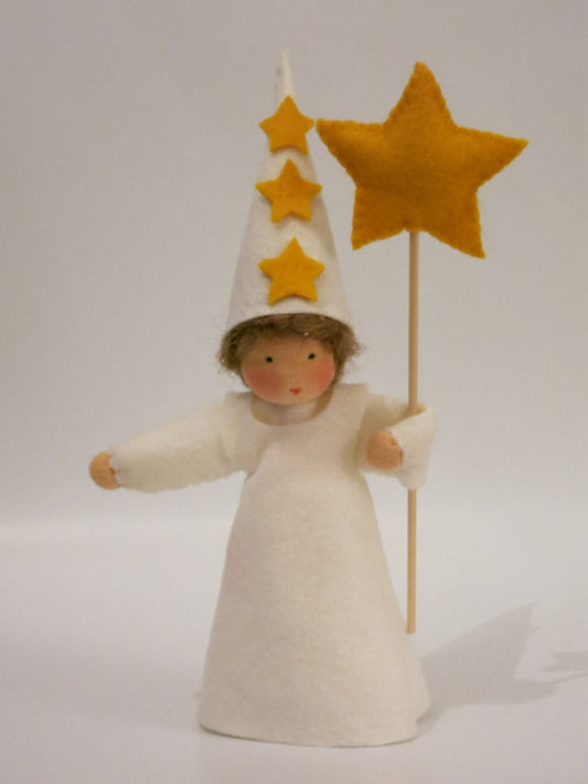 Sternenträger -  Püppchen für den Jahreszeitentisch - Waldorf- Santa Lucia- Art. WI60