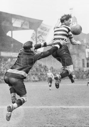 Historische Postkarte Mein Ball!: Vintage-Fußballfoto – PKGR149