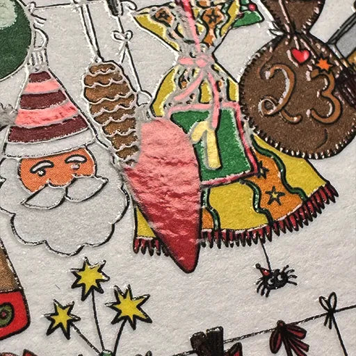 Wo ist der Schokoladennikolaus? - Rätselpostkarte von Charis Bartsch