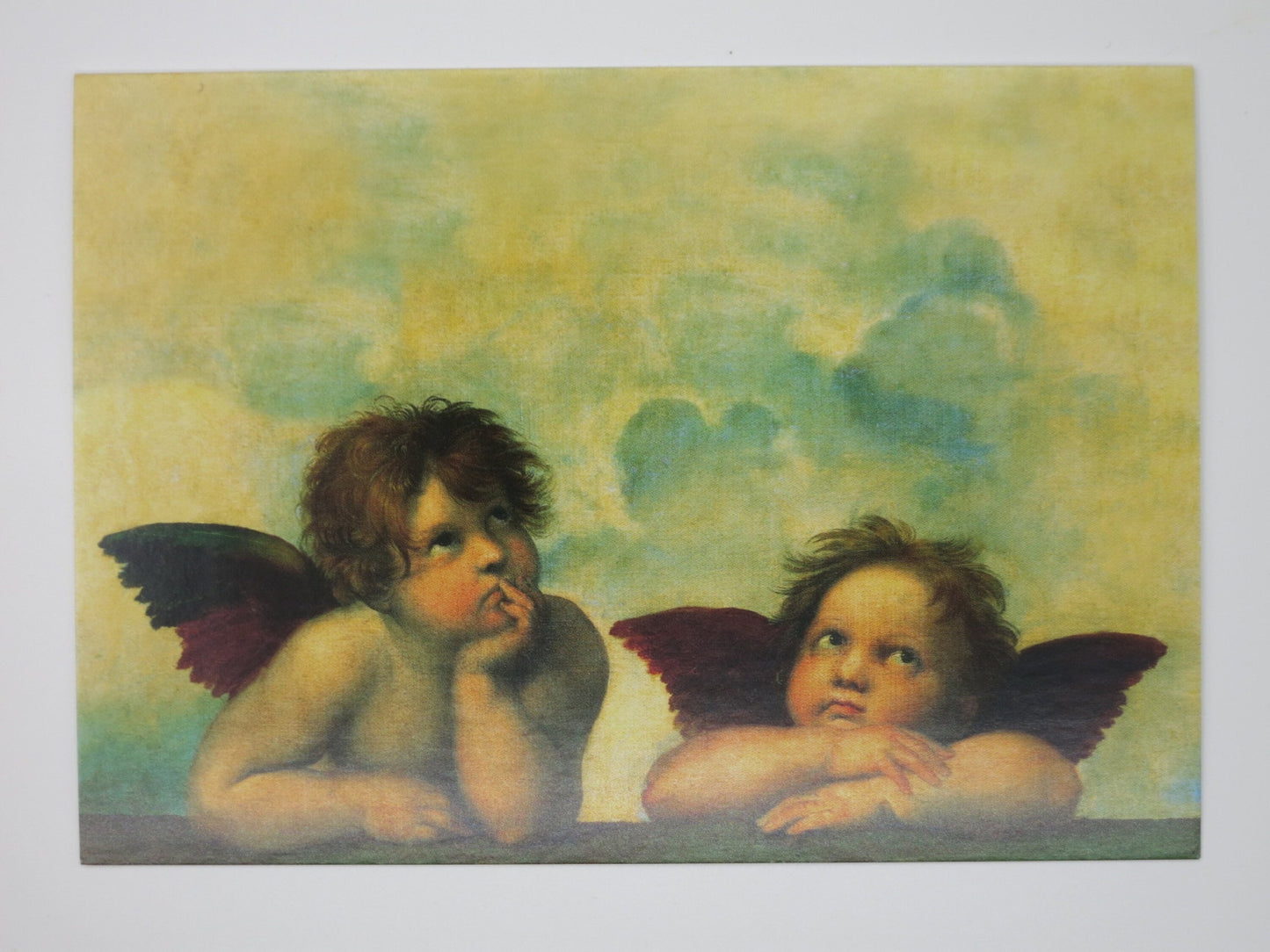 Postkarte mit den zwei Engeln aus Raffaels Sixtinischer Madonna – Zwei Engel PKGR42