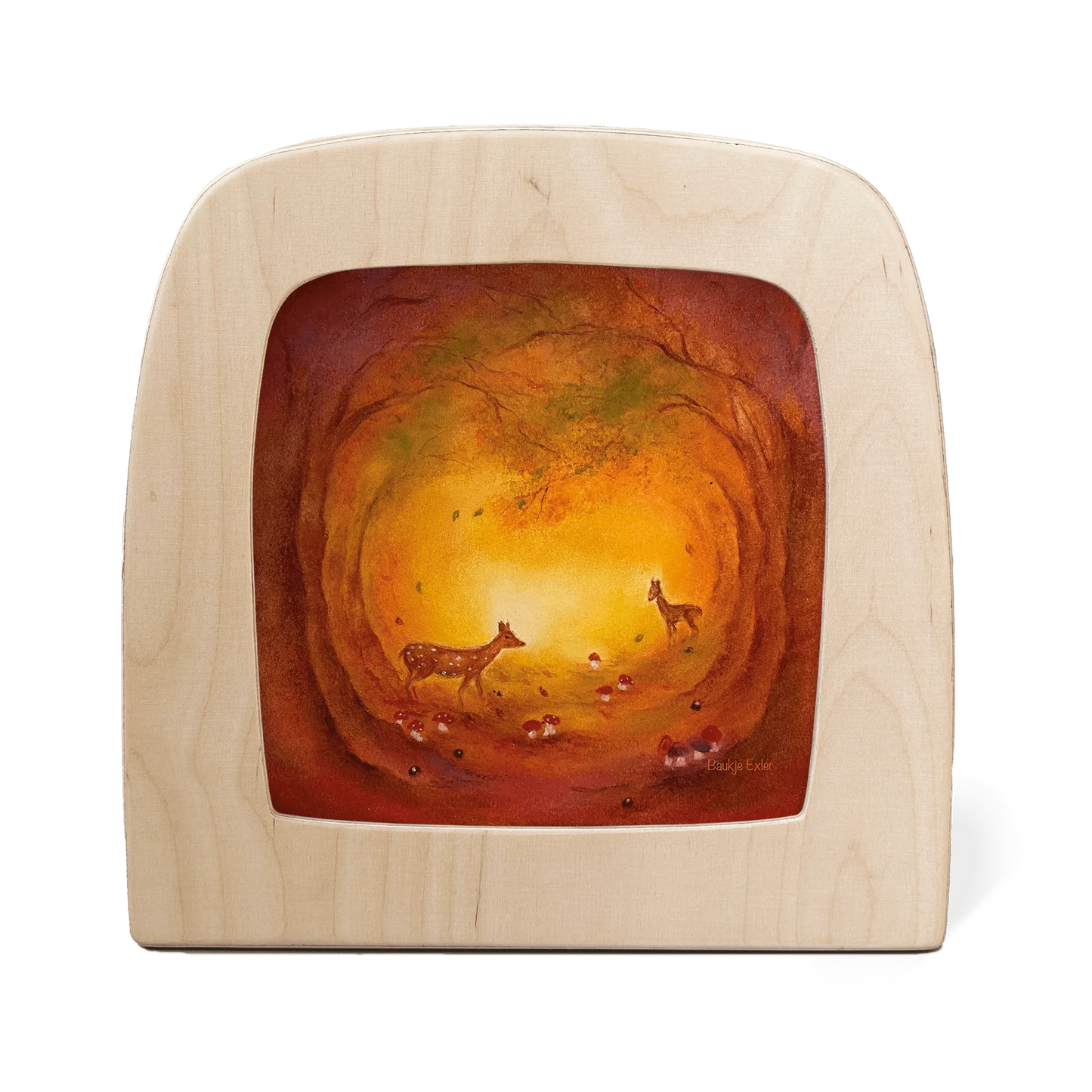 Rehe im Herbstwald - Motiv für die Toverlux Lampe - MO99