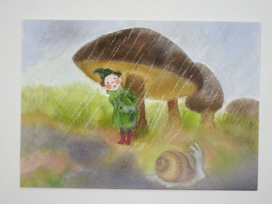 Frühlingsschauer - Postkarte - Waldorf - Art.Nr.PKFR95