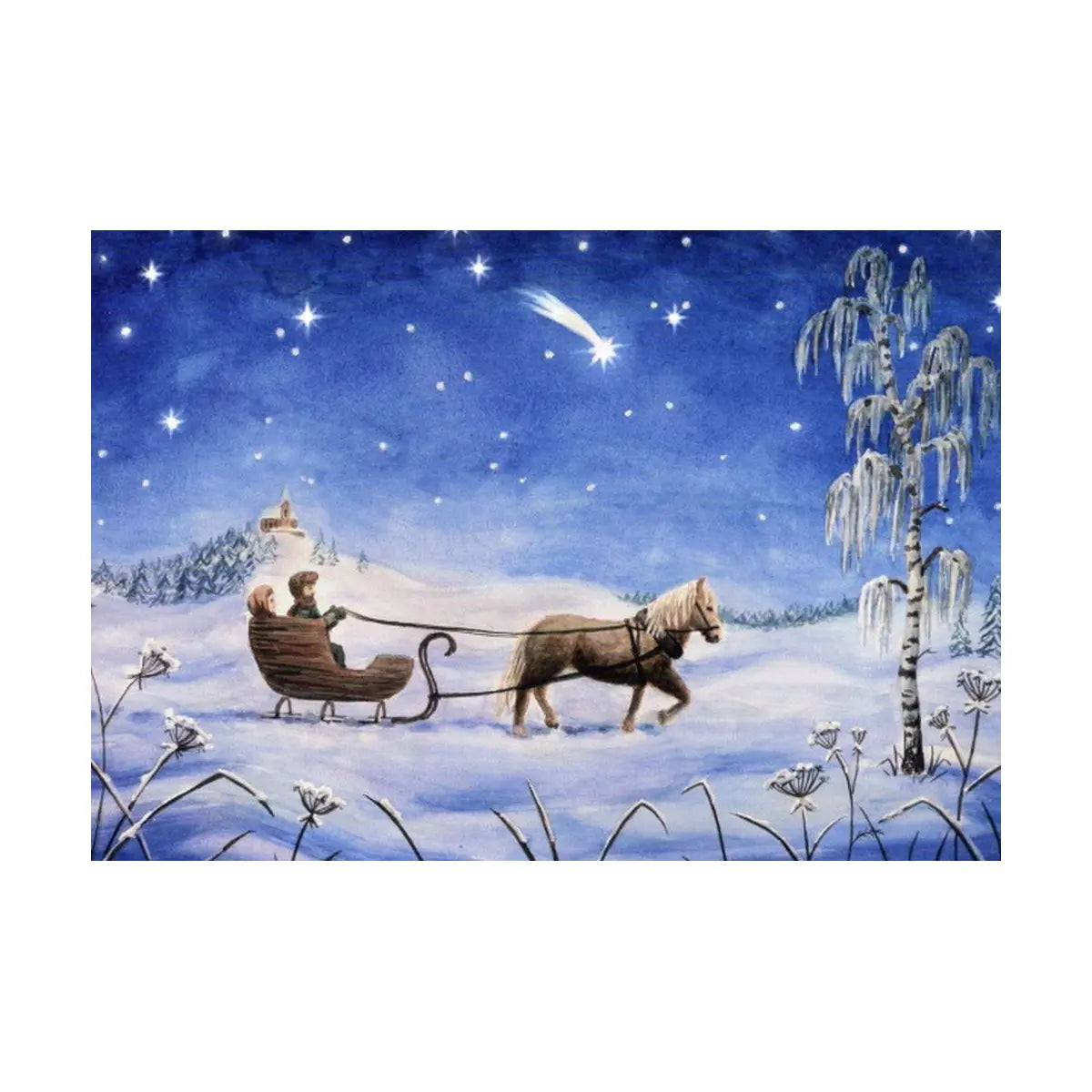 Stille Nacht – Postkarte von Raphaela Berendt