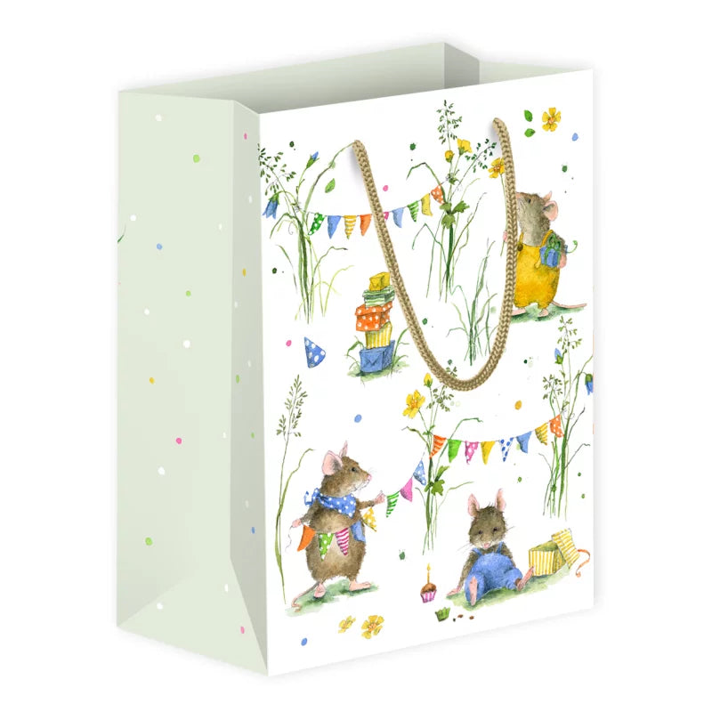Mäuseparty - Geschenktasche -Geschenkverpackung - Art. GP12