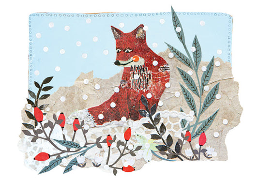 Winterfuchs - Postkarte - Art.Nr.PKWI128