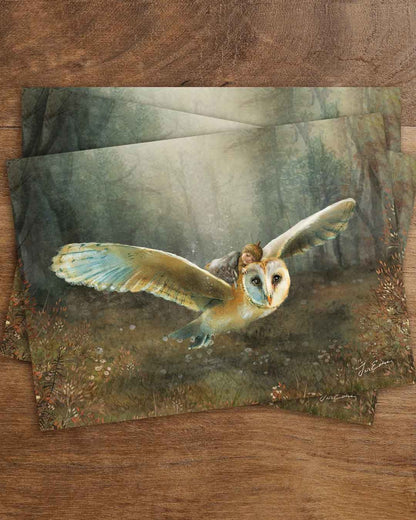Traumflug - Postkarte von Iris Esther