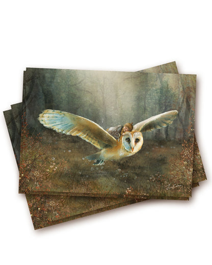 Traumflug - Postkarte von Iris Esther