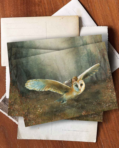Traumflug - Postkarte von Iris Esther