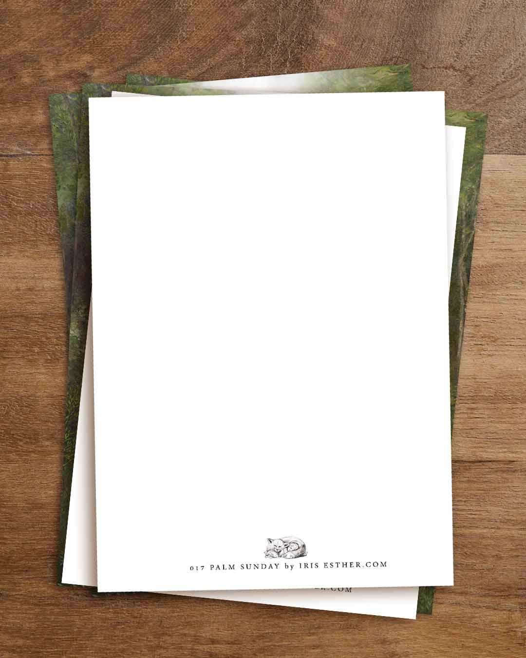 Palmsonntag - Postkarte von Iris Esther
