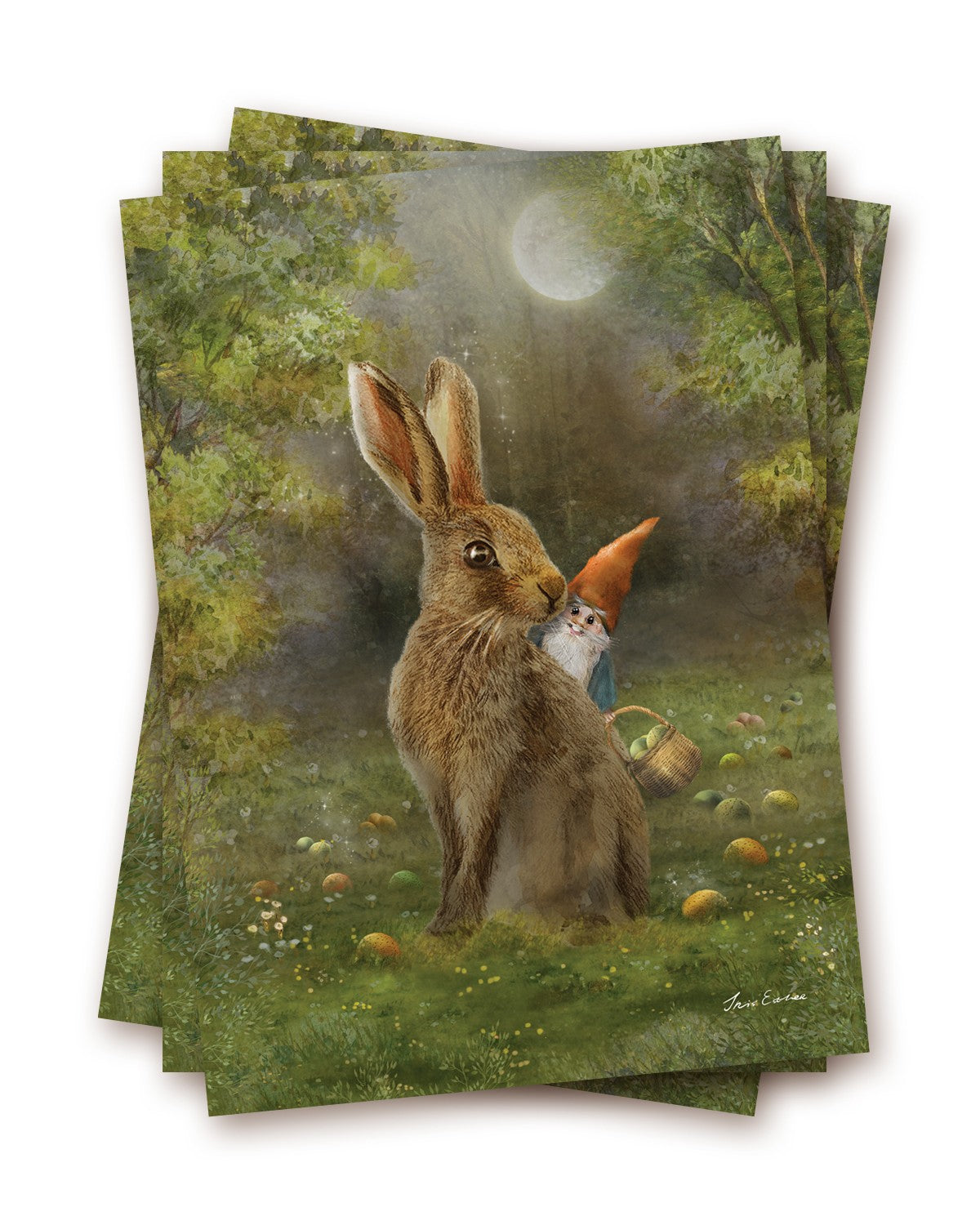 Die Eierspur - Postkarte von Iris Esther