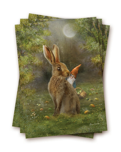 Die Eierspur - Postkarte von Iris Esther