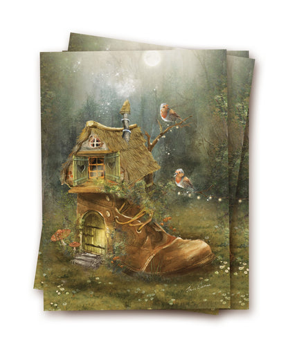 Home sweet Home - Postkarte von Iris Esther
