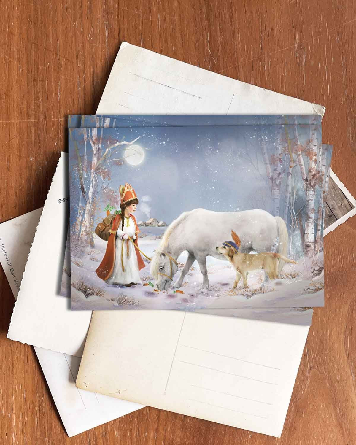 Klaasje - Postkarte von Iris Esther