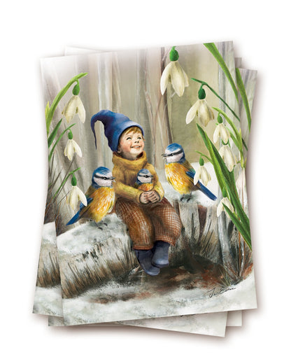 Frühlings Ankunft - Postkarte von Iris Esther