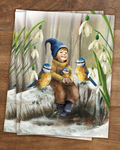 Frühlings Ankunft - Postkarte von Iris Esther
