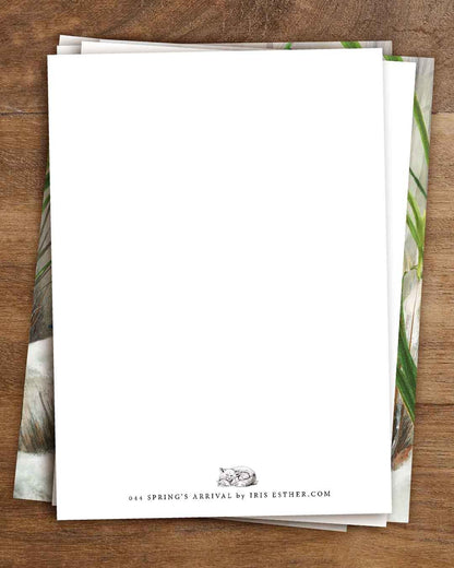 Frühlings Ankunft - Postkarte von Iris Esther