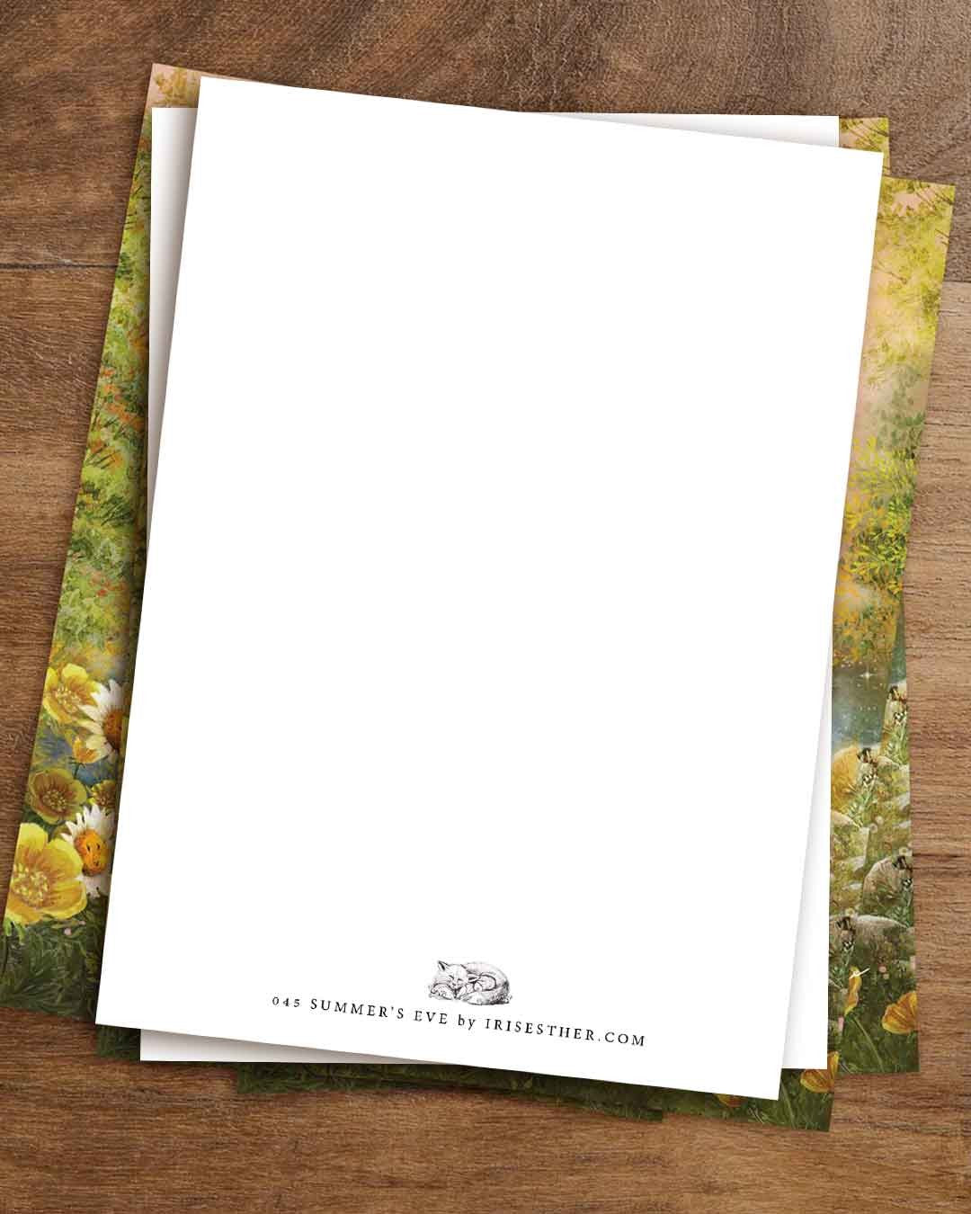 Sommerabend - Postkarte von Iris Esther