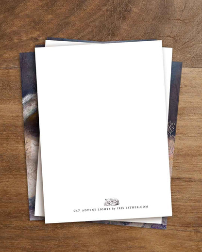Adventslichter - Postkarte von Iris Esther