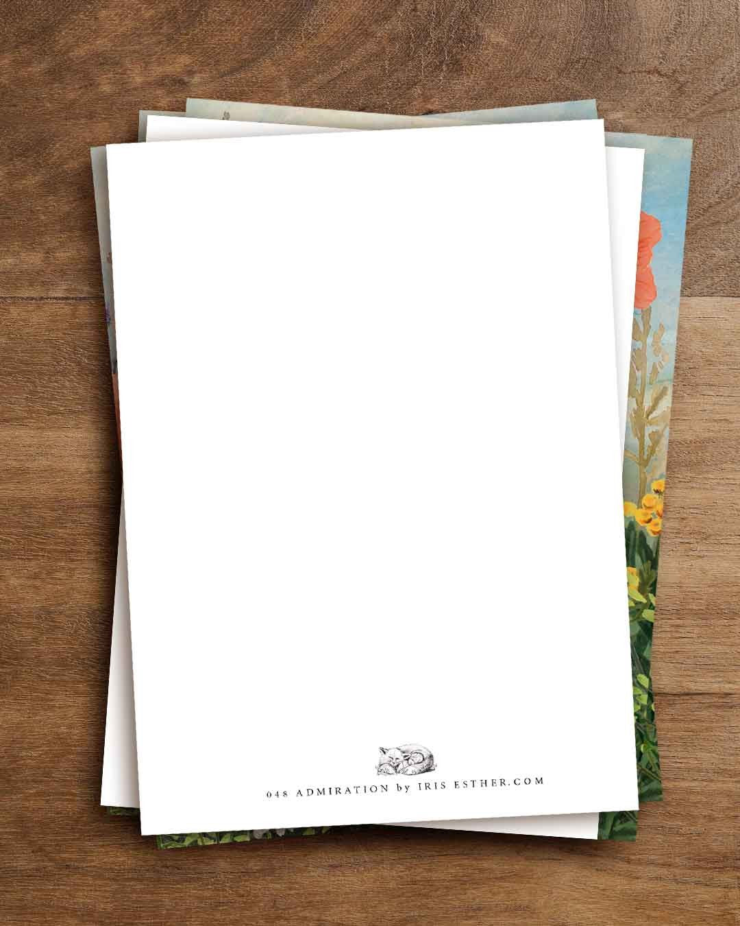 Bewunderung - Postkarte von Iris Esther