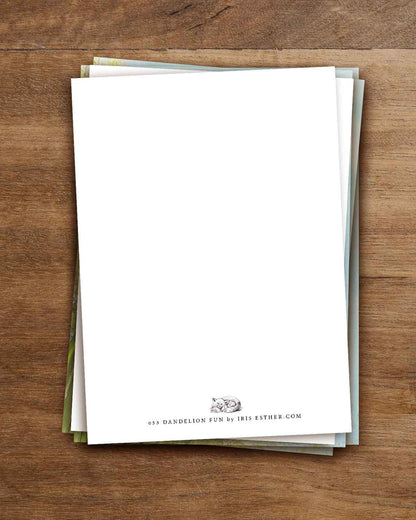 Spaß mit Löwenzahn - Postkarte von Iris Esther