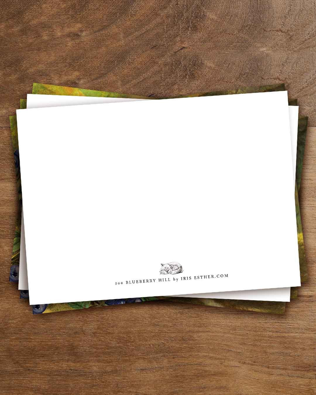 Blueberry Hill - Postkarte von Iris Esther