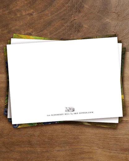 Blueberry Hill - Postkarte von Iris Esther