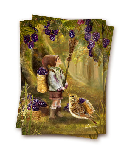 Berry Tale - Postkarte von Iris Esther