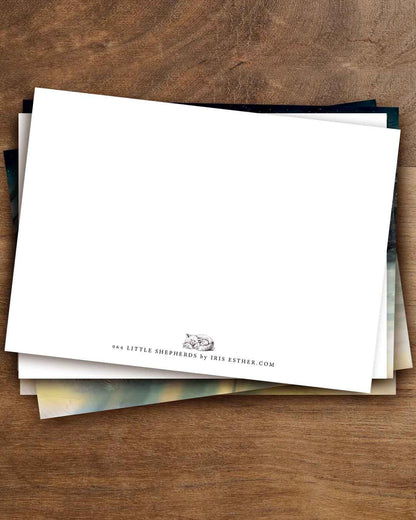 Kleine Hirten - Postkarte von Iris Esther