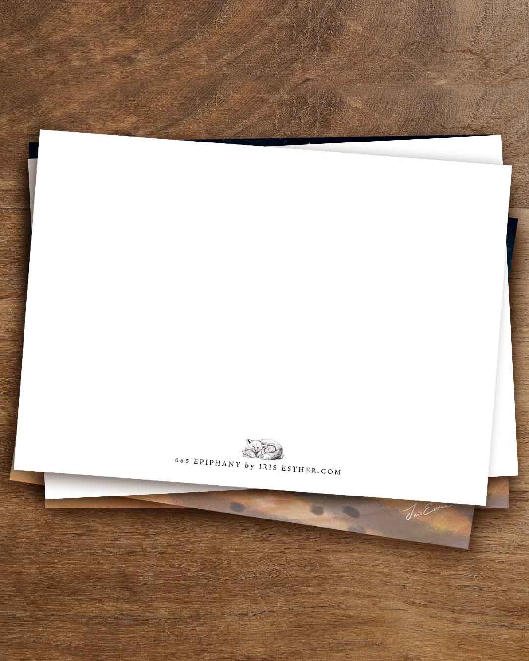 Offenbarung - Postkarte von Iris Esther