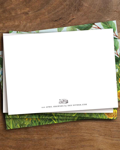 April Regen - Postkarte von Iris Esther